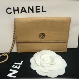 Chanel Caviar Wallet w/Detachable Key Ring